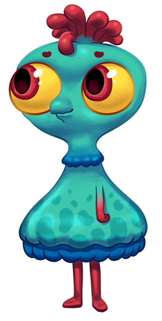 illustration of alien