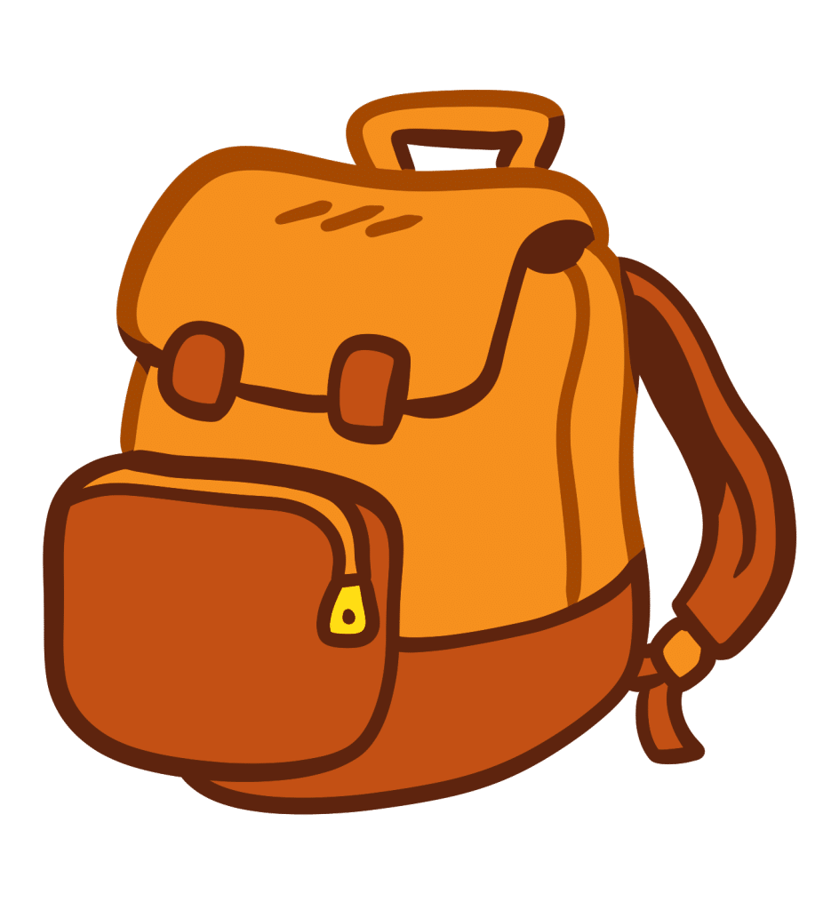 icon of backpack