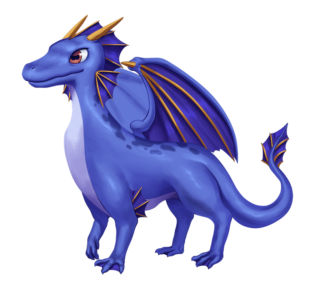 illustration of water dragon